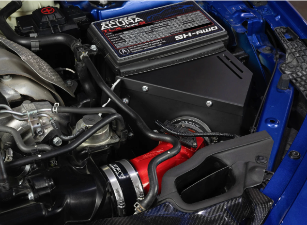 HPS Performance Air Intake Kit with Heat Shield, 2021-2025 Acura TLX Type S 3.0L Turbo, Black, 827-783WB