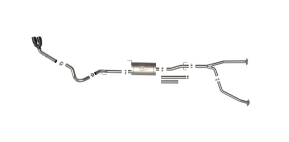 aFe 2022 Toyota Tundra V6-3.5L (tt) Vulcan Series 2.5in to 3in 304 SS Cat-Back Exhaust w/ Black Tip