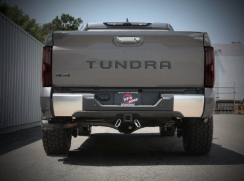 aFe 2022 Toyota Tundra V6-3.5L (tt) Vulcan Series 2.5in to 3in 304 SS Cat-Back Exhaust w/ Black Tip - 0