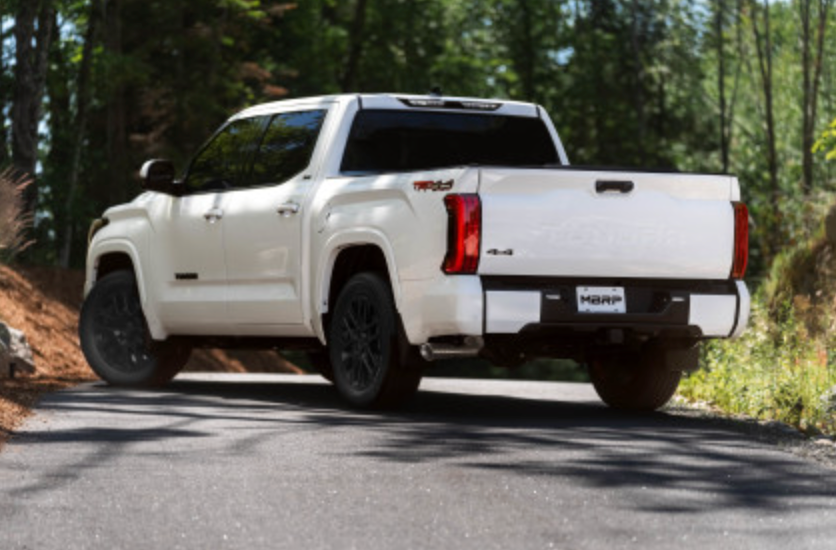 MBRP 2022 Toyota Tundra 3.5L Dual Cat-back 4in Single Side Exit Rolled Tip - Aluminized Steel