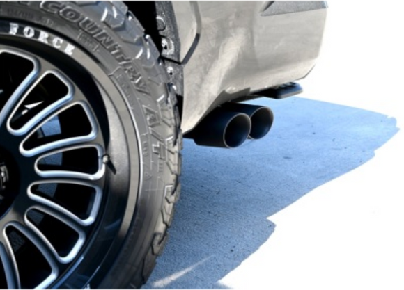 Gibson 2022 Toyota Tundra 3.5L-T V6 5.5ft bed 2.5in Cat-Back Dual Sport Exhaust - Black Elite