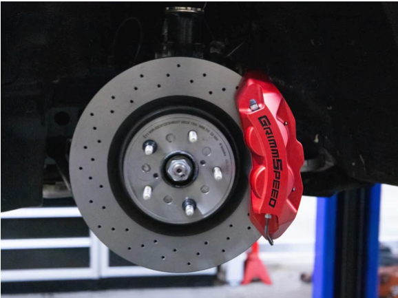 GrimmSpeed 4-Piston Brake Caliper Kit For BRZ/GR86 (326mm Rotor)