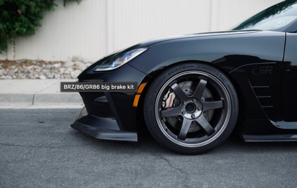 Paragon Track Performance Big Brake Kit (PA015 / PA035 6 piston) - 12+ Subaru BRZ, Toyota 86/GR86 Front