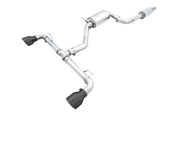 AWE 2022 VW GTI MK8 Touring Edition Exhaust - Diamond Black Tips