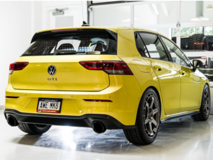 AWE 2022 VW GTI MK8 Touring Edition Exhaust - Diamond Black Tips