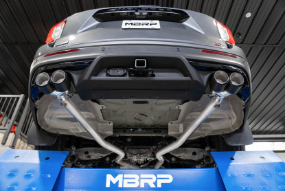 MBRP 20-21 Ford Explorer ST 3.0L EcoBoost Dual Rear Exit Axle Back w/ Quad Tip AL Exhaust System