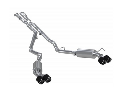 MBRP 20-21 Ford Explorer ST 3.0L Ecoboost SS 2.5in Dual Rear Exit w/ Carbon Fiber Quad Tips - T304