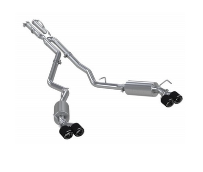 MBRP 20-21 Ford Explorer ST 3.0L Ecoboost SS 2.5in Dual Rear Exit w/ Carbon Fiber Quad Tips - T304