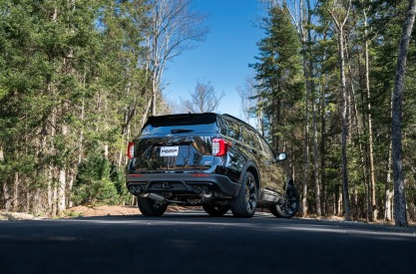 MBRP 20-21 Ford Explorer ST 3.0L Ecoboost SS 2.5in Dual Rear Exit w/ Carbon Fiber Quad Tips - T304
