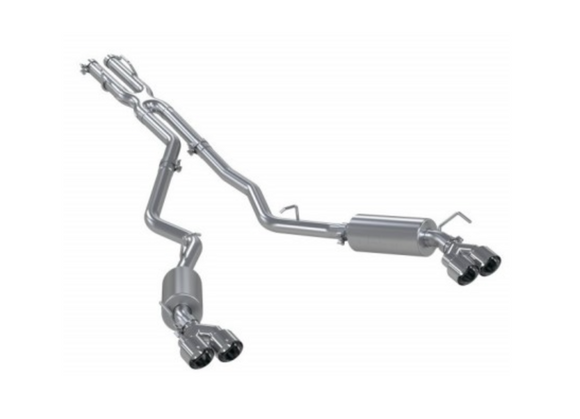 MBRP 20-21 Ford Explorer ST 3.0L Ecoboost SS 2.5in Dual Rear Exit w/ Quad Tips - AL