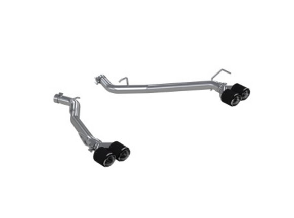 MBRP 20-21 Ford Explorer ST 3.0L EcoBoost Dual Rear Exit Axle Back w/ Quad Carbon Fiber Tips - T304