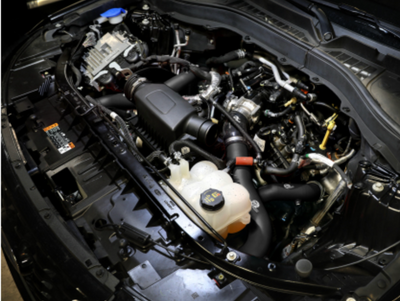 aFe 20-23 Ford Explorer ST V6 3.0L (tt) BladeRunner 2-3/4in Aluminum Cold Charge Pipe - Black - 0