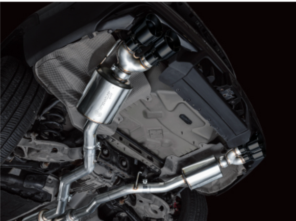 AWE Tuning 2020+ Ford Explorer ST Touring Edition Exhaust w/ Diamond Black Tips