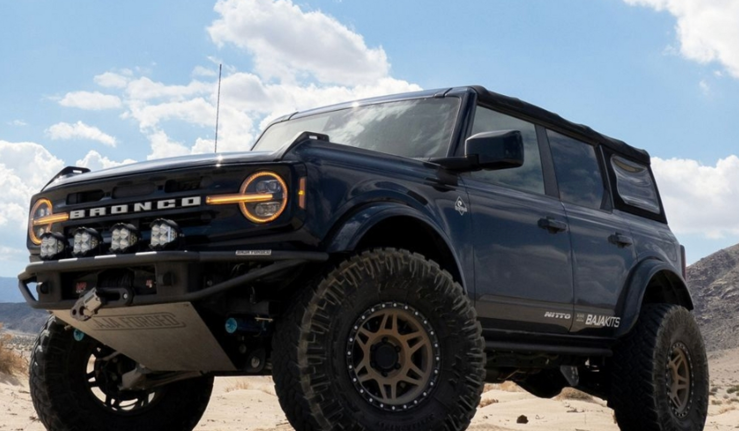 AlphaRex 2021+ Ford Bronco NOVA LED Projector Headlights (Alpha Black)
