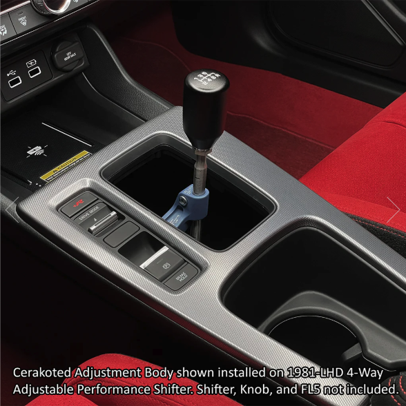 Cerakoted Adjustment Bodies for 1981-LHD Shifters