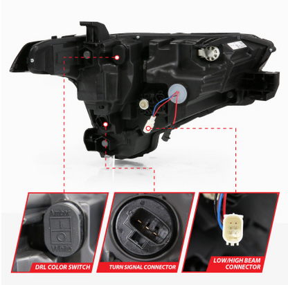 ANZO 22-24 Toyota Tundra (w/Factory LED Refl.) Z-Series Full LED Proj Headlights