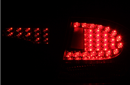 ANZO 2006-2011 Honda Civic LED Taillights Black