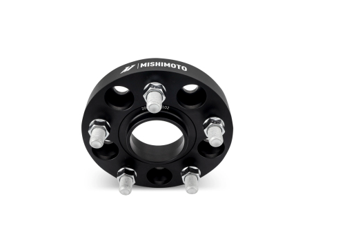 Mishimoto Wheel Spacers - 5x120 - 64.1 CB - M14 x1.5 - 25mm - BK
