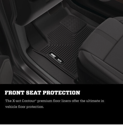 Husky Liners 19-21 Honda Passport / 16-21 Honda Pilot X-act Contour Series Front Floor Liners Black