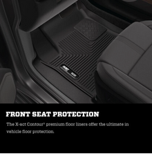 Husky Liners 19-21 Honda Passport / 16-21 Honda Pilot X-act Contour Series Front Floor Liners Black