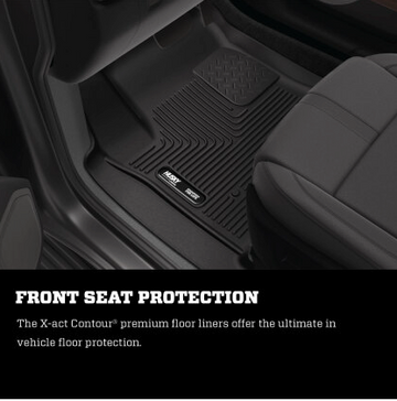 Husky Liners 19-21 Honda Passport / 16-21 Honda Pilot X-act Contour Series Front Floor Liners Black - 0