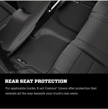 Husky Liners 19-21 Honda Passport / 16-21 Honda Pilot X-act Contour Series 2nd Seat Floor Liner BLK - 0