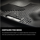 Husky Liners 19-21 Honda Passport / 16-21 Honda Pilot X-act Contour Series 2nd Seat Floor Liner BLK-3