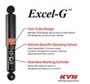 KYB 19-23 Honda Passport AWD Excel-G Gas Shock - Rear-1
