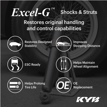 KYB 19-23 Honda Passport AWD Excel-G Gas Shock - Rear