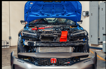 CSF 2023+ Honda Civic Type R FL5 High-Performance Dual Engine Oil Cooler Kit - 0