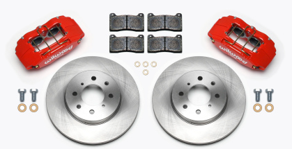 Wilwood DPHA Front Caliper & Rotor Kit Red Honda / Acura w/ 262mm OE Rotor
