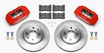 Wilwood DPHA Front Caliper & Rotor Kit Red Honda / Acura w/ 262mm OE Rotor