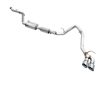AWE Exhaust for 4th Gen Toyota Tacoma Dual Chrome Silver Tips