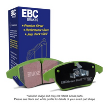 EBC 12+ Acura RDX 3.5 Greenstuff Front Brake Pads
