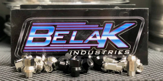 Belak 7075 Billet Aluminum Shank Style Lug Nut M12x1.50 - 4 Pack