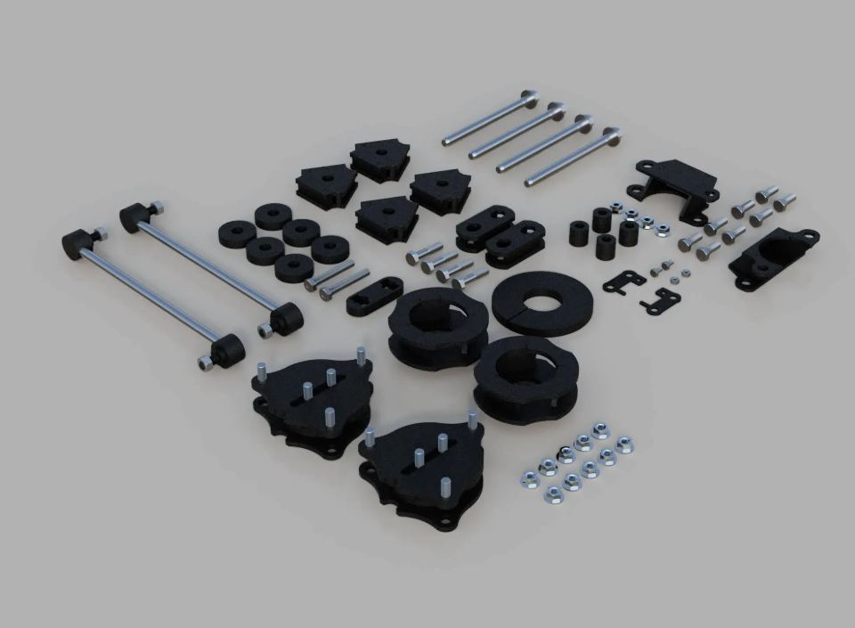 Kit #203015 – 2023-2026 Honda Pilot / 2026+ Passport – 1.5″ Front/1.5″ Rear Lift Kit