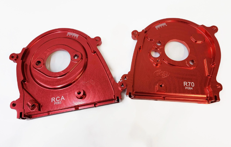 P2R Billet Timing Belt Back Cover Plate Kit - 08-17 Honda Accord V6