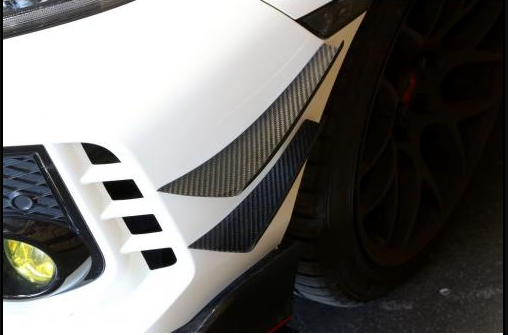 APR FRONT BUMPER CANARD: CIVIC TYPE R FK8 18-19
