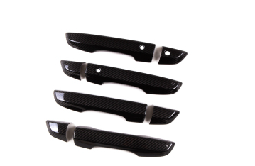 Revel GT Dry Carbon Door Outer Handle Cover (FL/FR/RL/RR) 16-18 Honda Civic - 8 Pieces