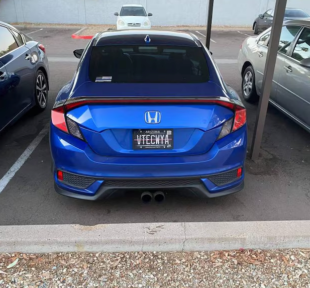 2016-2021 Civic Coupe Reverse Tail Light Tint
