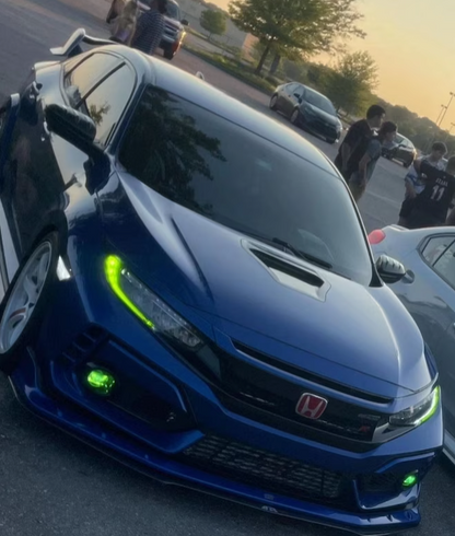 2016-2021 Civic DRL tint overlays