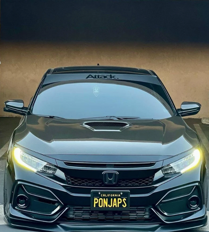 2016-2021 Civic DRL tint overlays