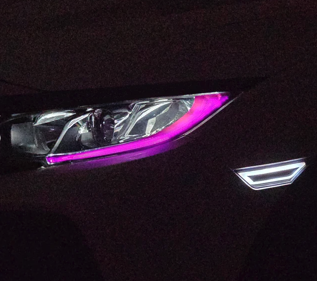 2016-2021 Civic DRL tint overlays