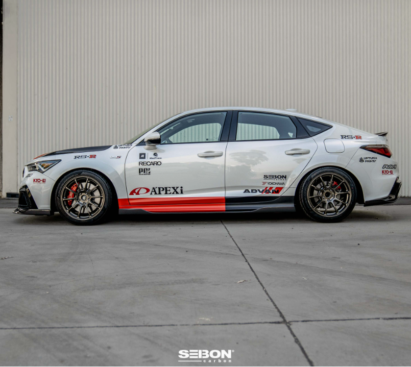 MB-style carbon fibre Side Skirt for 2024-2026 Acura Integra Type S