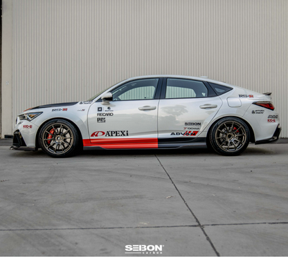 MB-style carbon fibre Side Skirt for 2024-2026 Acura Integra Type S