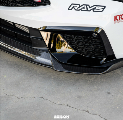 MB-style carbon fibre front lip for 2024-2026 Acura Integra Type S