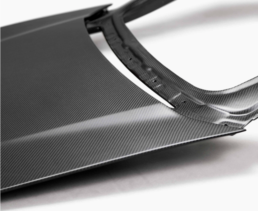 OEM-style dry carbon Fiber trunk lid for 2017-2022 Acura NSX - Matte