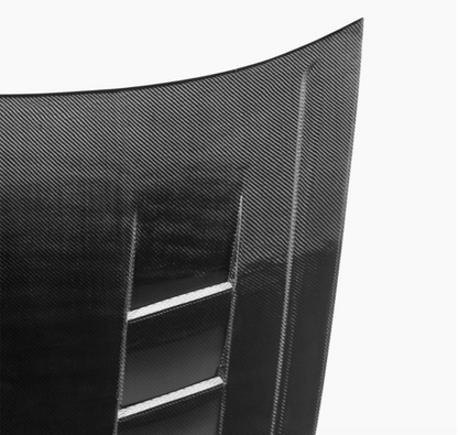 TS-Style Carbon Fibre Bonnet for 2008-2012 Honda Accord Saloon