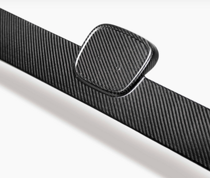 Carbon fiber trunk garnish for 2016-2021 Honda Civic Sedan