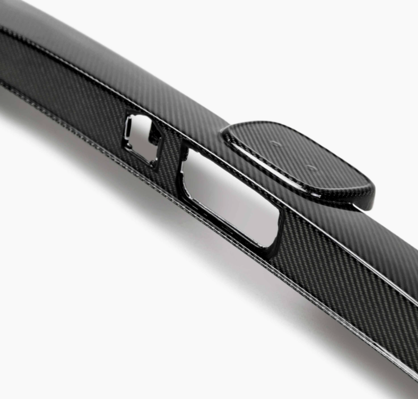 Carbon fiber trunk garnish for 2016-2021 Honda Civic Sedan